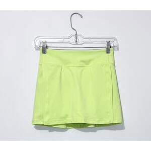 Athleta Girl Goal Getter Skort M 8-10 Green Pocket Skirt Shorts Logo